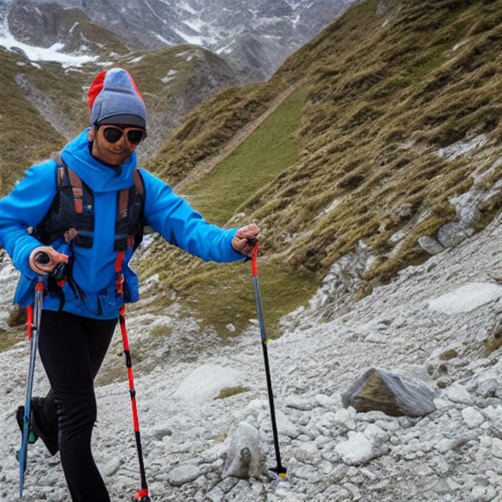 Test kijów trekkingowych Forclaz 500 w Himalajach